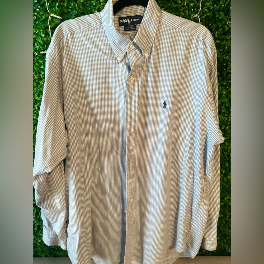 Ralph Lauren Men’s long sleeve button down Large
